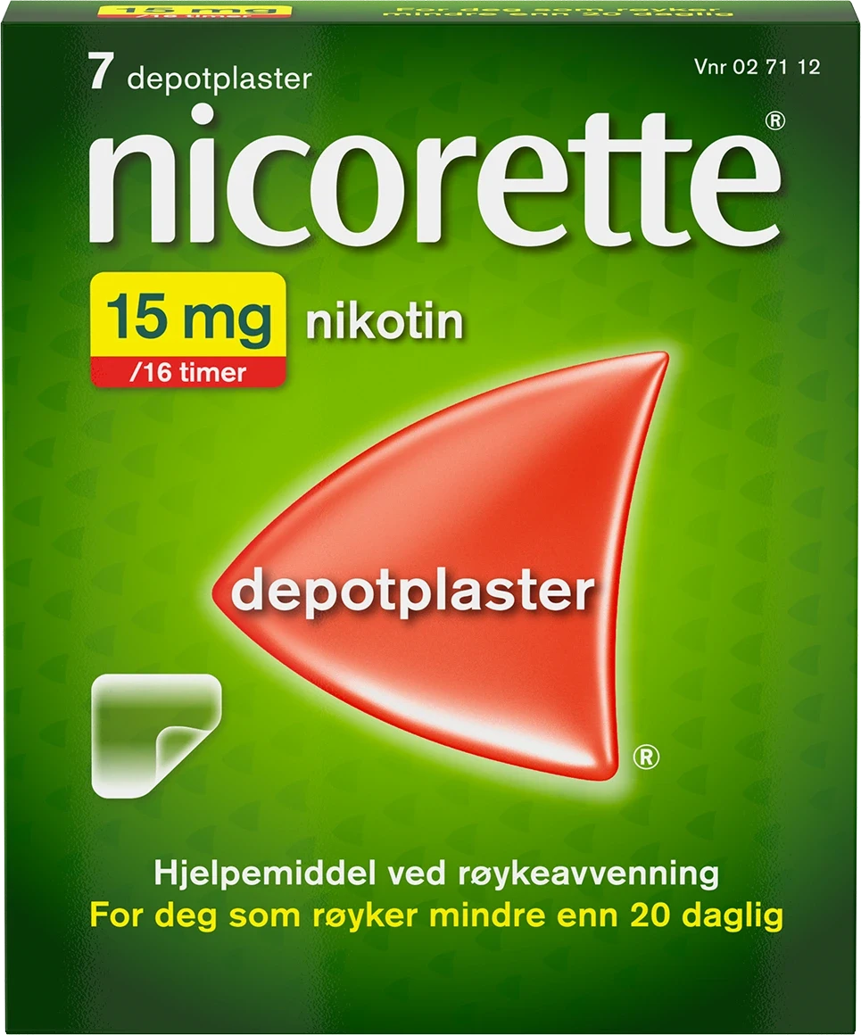 Nicorette® 15 mg depotplaster