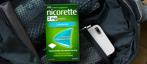 Pack of 2mg Nicorette Gum